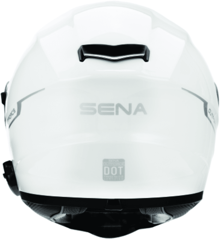 Sena Technologies Outforce Full Face Bluetooth Helmet Glossy White - Large - My Store