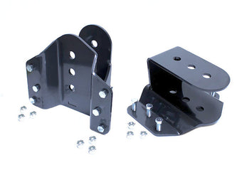 compare product MaxTrac 99-07 Ford F-250/350 2WD/4WD Super Duty 2-4in Rear Lowering Hangers