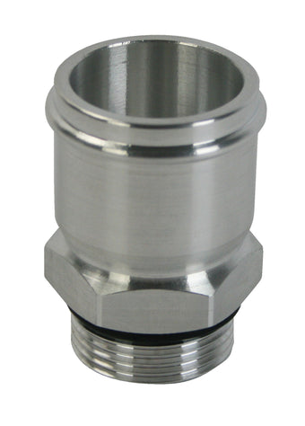 compare product Moroso Electric Water Pump Hose Adapter -16An to 1-1/2in Hose - Raw Aluminum
