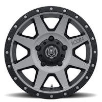 ICON Rebound 18x9 5x150 25mm Offset 6in BS 110.1mm Bore Titanium Wheel - My Store