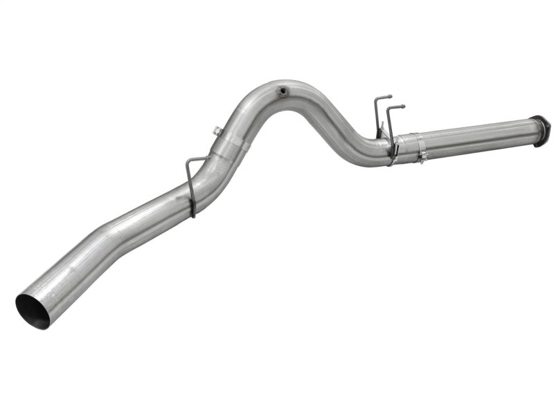 aFe MACHForce XP Exhaust 5in DPF - Back Stainless Steel Exhaust 2015 Ford Turbo Diesel V8 6.7L No Tip - My Store
