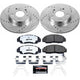Power Stop 12 - 15 Honda Civic Front Z26 Street Warrior Brake Kit - My Store