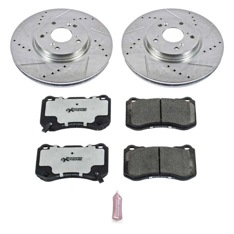 Power Stop 04 - 08 Acura TL Front Z26 Street Warrior Brake Kit - My Store