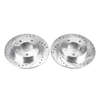 compare product Power Stop 93-97 Ford Probe Rear Evolution Drilled & Slotted Rotors - Pair
