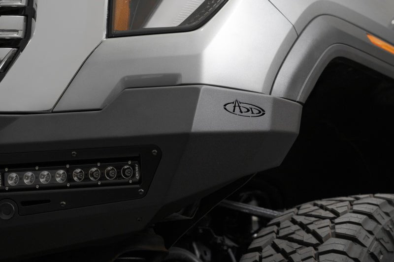 Addictive Desert Designs 24+ GMC 2500/3500 Phantom Front Bumper w/Winch - Hammer Black - My Store