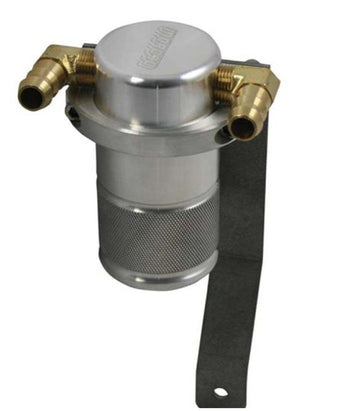 compare product Moroso 05-10 Chrysler 5.7L (w/Stock Intake) Air/Oil Separator Catch Can - Small Body - Billet Alum