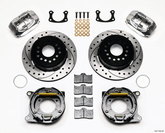 compare product Wilwood Forged Dynalite P/S P-B Kit Drilled Polished New Big Ford 2.50in Offset