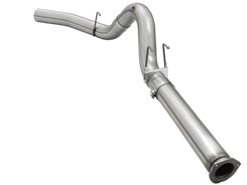 aFe MACHForce XP Exhaust 5in DPF - Back Stainless Steel Exhaust 2015 Ford Turbo Diesel V8 6.7L No Tip - My Store