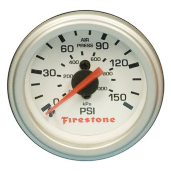 compare product Firestone Replacement Single Pressure Gauge - White Face (For PN 2225 / 2229 / 2196) (WR17609181)
