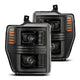 AlphaRex 08 - 10 Ford F250 - 550 PRO - Series Projector headlights Alpha - Black w/Activ Light/Seq Signal - My Store