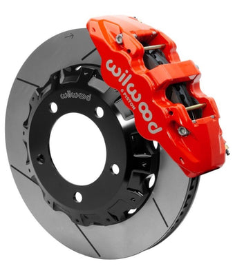 compare product Wilwood AERO6 Front Brake Kit Red 14.25in 2016-2018 Toyota Land Cruiser (J200) w/ Lines