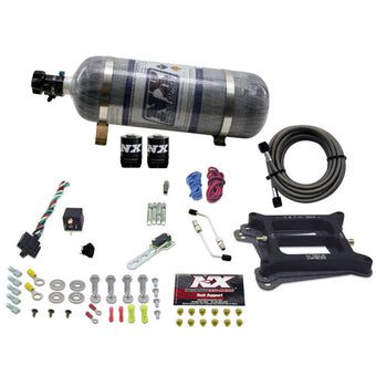 compare product Nitrous Express 4150 4-BBL/Gasoline Nitrous Kit (50-300HP) w/Composite Bottle