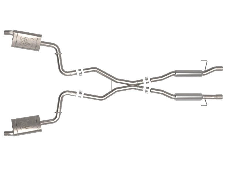 aFe Vulcan Series 2.24in SS Cat - Back Exhaust 21 - 23 Jeep Grand Cherokee L V8 5.7L - My Store