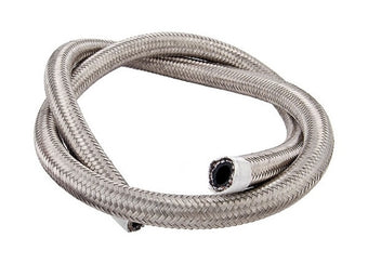 compare product Torque Solution Stainless Steel Braided Rubber Hose -8AN 5ft (0.44in ID)