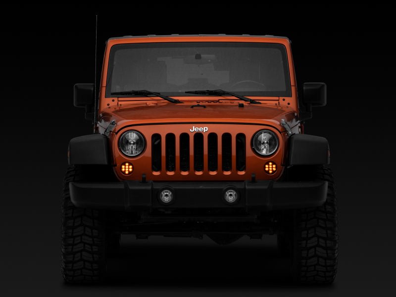 Raxiom 07 - 18 Jeep Wrangler JK Axial Series LED Front Turn Signals (Smoked) - My Store