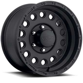 compare product Raceline 887B Rock Crusher 17x9in / 8x165.1 BP / 0mm Offset / 130.81mm Bore - Satin Black Wheel