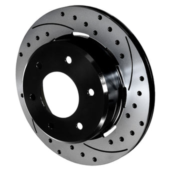 compare product Wilwood 6x5.5 SRP Drilled Performance Rear Rotor & Hat R/H - Black