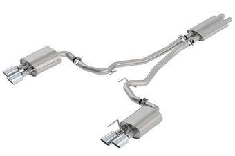 compare product Borla 2018-2022 Ford Mustang GT Cat-Back Exhaust System Touring- Rolled Polished Tips