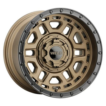 compare product Weld Off-Road Crux 17x9in / 6x135 BP / ET -12 / 106.1mm Bore - Satin Bronze / Satin Black Wheel