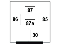 Hella Relay 12V 20/40A Spdt Res Wthr Bkt - My Store