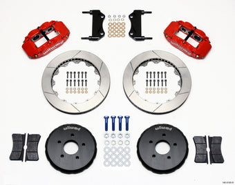 compare product Wilwood Narrow Superlite 6R Front Hat Kit 13.06in Red Nissan 350Z/Fiti G35