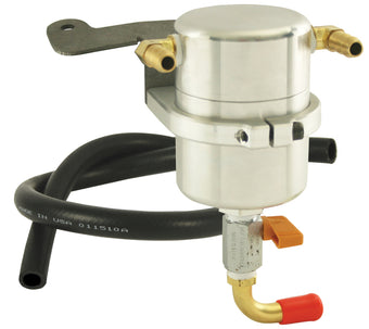 compare product Moroso 05-10 Ford Mustang GT Air/Oil Separator Catch Can - Billet Aluminum