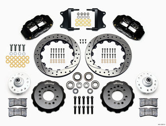 compare product Wilwood Narrow Superlite 6R Front Hub Kit 12.88in Heidts Tri -5 2 inch Drop Spindle