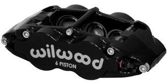 compare product Wilwood Caliper-Forged Narrow Superlite 6R-R/H 1.75/1.25in/1.25in Pistons 1.25in Rotor - Black