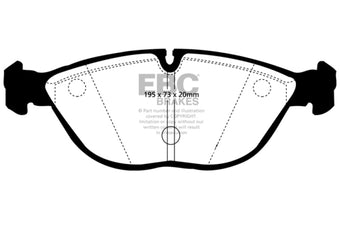 compare product EBC 04-06 Audi TT Quattro 3.2 Bluestuff Front Brake Pads
