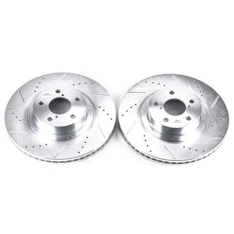 compare product Power Stop 05-06 Saab 9-2X Front Evolution Drilled & Slotted Rotors - Pair