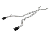 aFe Takeda 2.5in 304 SS Cat - Back Exhaust System w/ Black Tips 16 - 18 Infiniti Q50 V6 - 3.0L (tt) - My Store