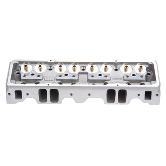 compare product Edelbrock Cylinder Head SBC NHRA Legal 64cc Angled Plug Bare Single