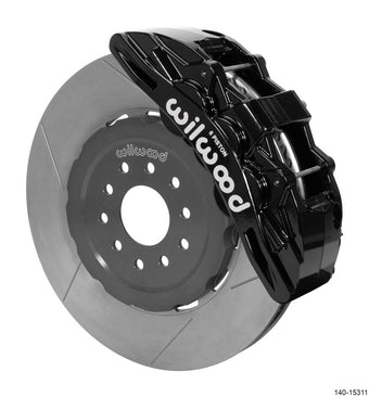 compare product Wilwood SX6R Front Brake Kit 15in GT Slotted Black 05-13 Chevy Corvette