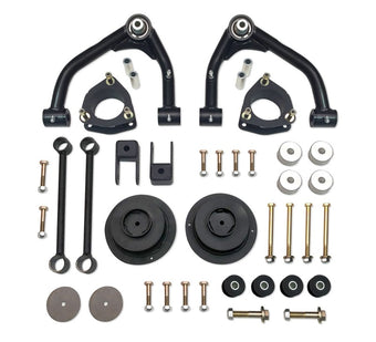 compare product Tuff Country 14-18 Suburban 1500 4X4 -4in Uni-Ball Lift Kit (w/1 Pc OE Cast Stl Up Arm No Shocks)
