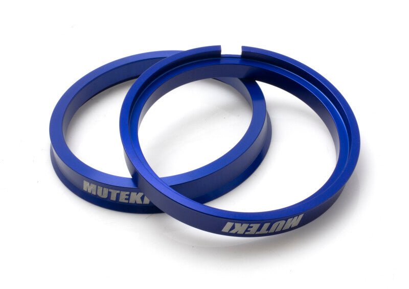 Wheel Mate Muteki Hub Ring Set 65mm x 56mm - 2 Piece - Blue - My Store