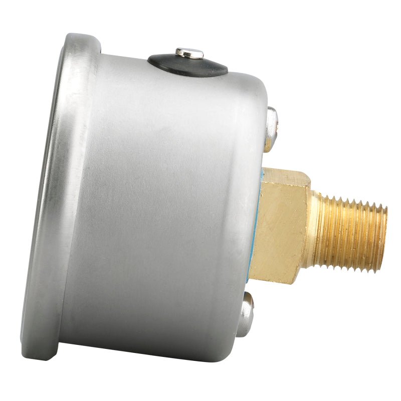 Autometer AutoGage 1.5in Liquid Filled Mechanical 0 - 60 PSI Fuel Pressure Gauge - White - My Store