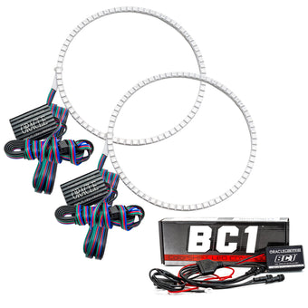 compare product Oracle Jeep Wrangler 07-17 Halo Kit - ColorSHIFT w/ BC1 Controller