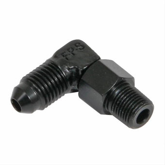 compare product Fragola -12AN x 1/2 NPT 90 Degree Swivel - Black