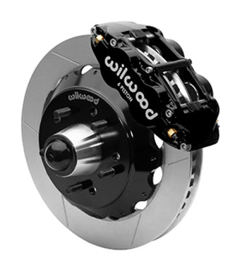 compare product Wilwood Superlite 6R Front Brake Kit for 63-87 Chevy C10 Prospindle 13.06 in Diameter Black Calipers