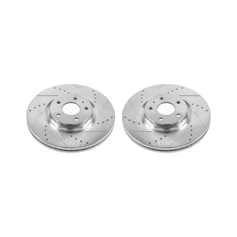 compare product Power Stop 13-19 Ford Fusion Front Evolution Drilled & Slotted Rotors - Pair