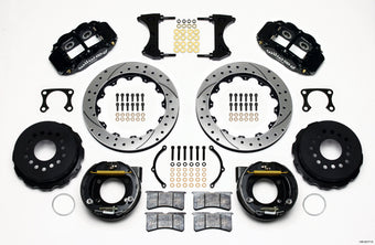 compare product Wilwood Narrow Superlite 4R Rear P-Brk Kit 12.88in Drilled Big Ford Old Style 2.36in Offset
