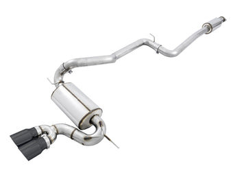 compare product AWE Tuning Ford Focus ST Touring Edition Cat-Back Exhaust - Resonated - Diamond Black Tips