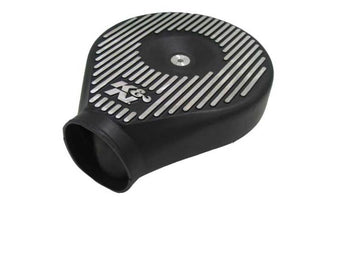 compare product K&N Universal Plenum 11.89in L x 9in Dia x 4.75in H - Black