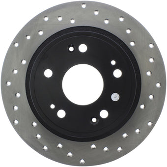 compare product StopTech Drilled Sport Brake Rotor