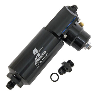 compare product Aeromotive Universal Filter Combo EFI Regulator 10 Micron AN-06 Flare