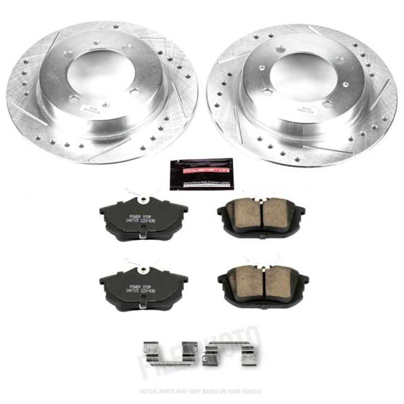 Power Stop 00 - 04 Volvo S40 Rear Z23 Evolution Sport Brake Kit - My Store