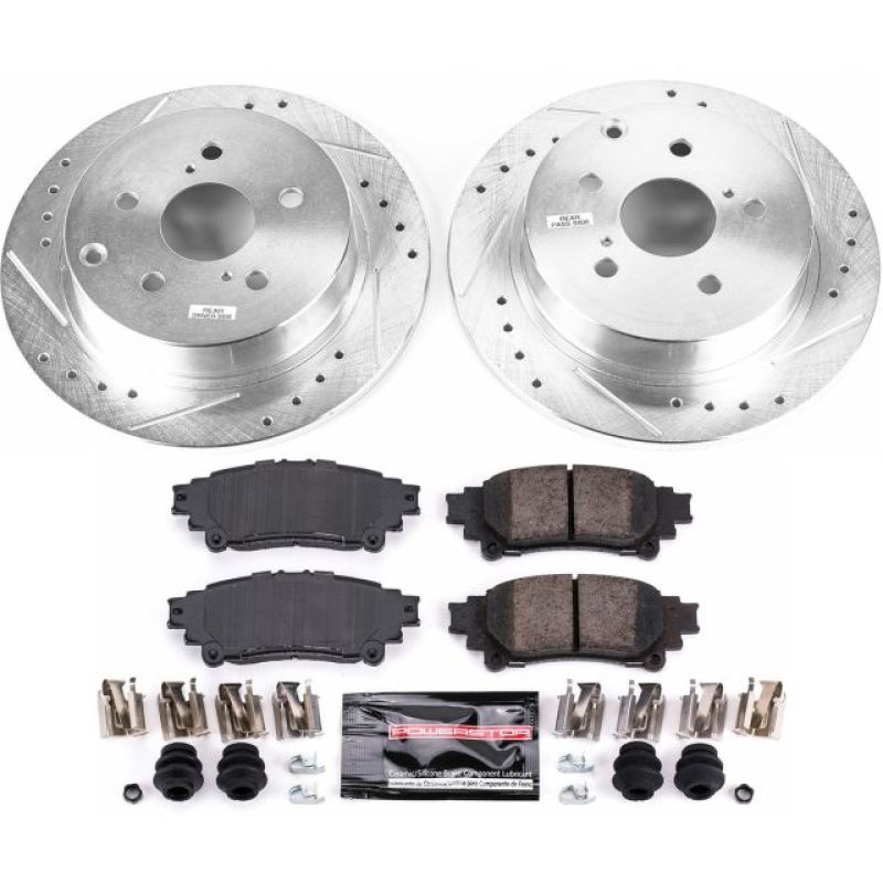 Power Stop 16 - 18 Toyota Mirai Rear Z23 Evolution Sport Brake Kit - My Store