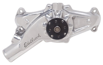 compare product Edelbrock Water Pump High Performance Chevrolet 1971-74 396-502 CI V8 Corvette Short Style