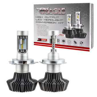 compare product Oracle H4 4000 Lumen LED Headlight Bulbs (Pair) - 6000K