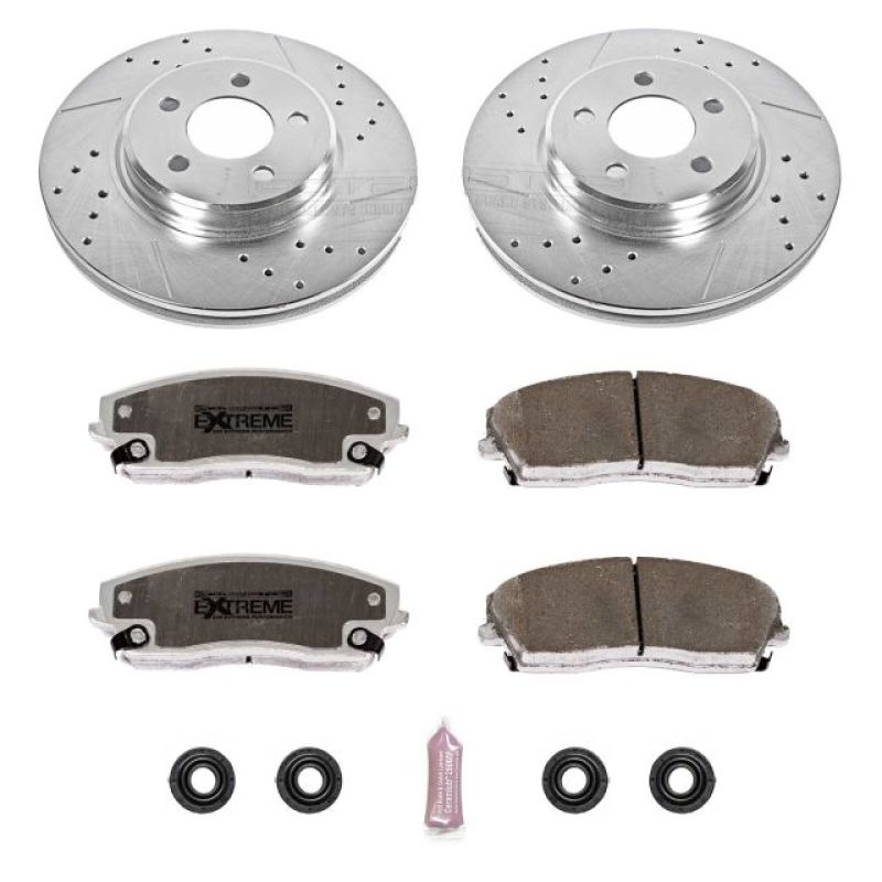 Power Stop 05 - 19 Chrysler 300 Front Z26 Street Warrior Brake Kit - My Store